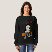 Husky Dog Sweatshirt (Vorne ganz)