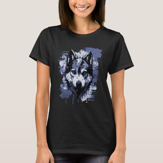 Husky Dog T-Shirt (Vorderseite)
