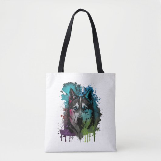 Husky Dog Tasche (Vorderseite)