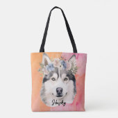 Husky Dog Tasche (Rückseite)