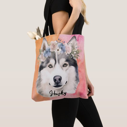 Husky Dog Tasche (Von Nahem)