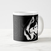 Husky Dog Tasse Siberischer Husky Sleg Dog Cup (Vorderseite Rechts)
