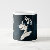 Husky Dog Tasse Siberischer Husky Sleg Dog Cup (Vorderseite)