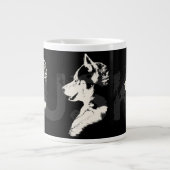 Husky Dog Tasse Siberischer Husky Sleg Dog Cup (Vorderseite)