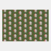 Husky Dog Weihnachtswrapping Paper Sheets Geschenkpapier Set (Vorderseite 3)