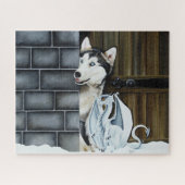 Husky Dog White Dragon Adventure Puzzle (Horizontal)