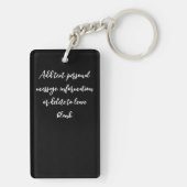 Husky Dog White Dragon Adventure Schlüsselanhänger (Rückseite)