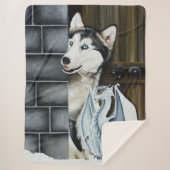 Husky Dog White Dragon Adventure Sherpadecke (Vorderseite)