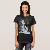 Husky Dog White Dragon Adventure T-Shirt (Vorne ganz)