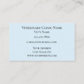 Husky Dog White Dragon Adventures Visitenkarte (Rückseite)