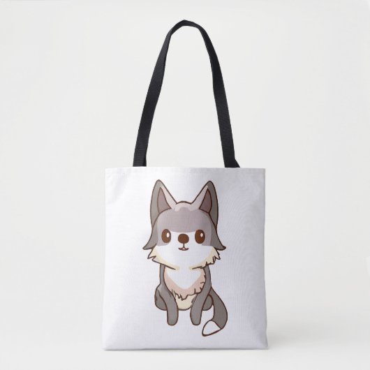 Husky Dog Wolfhound Tasche (Vorderseite)