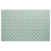 Husky dogs Pizza Liebhaber hellblau Stoff (Yard (91,4 cm))