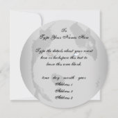 Husky Einladungen Personalisiert Sibirische Husky- (Rückseite)