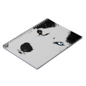 Husky Eye Notebook Siberian Husky Geschenke & Büch Notizblock (Linke Seite)