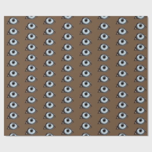 Husky Eye Pattern Geschenkpapier (Flach)