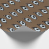 Husky Eye Pattern Geschenkpapier (Ecke)