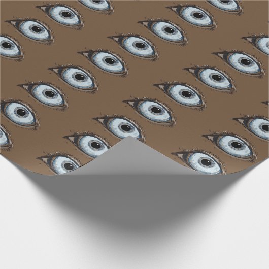 Husky Eye Pattern Geschenkpapier (Ecke)