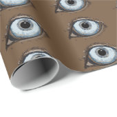 Husky Eye Pattern Geschenkpapier (Rolleneckpunkt)