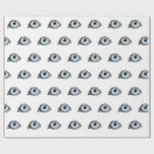 Husky Eye Pattern Geschenkpapier (Flach)