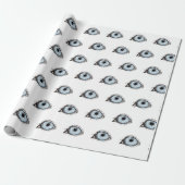 Husky Eye Pattern Geschenkpapier (Ungerollt)