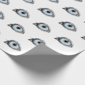 Husky Eye Pattern Geschenkpapier (Ecke)
