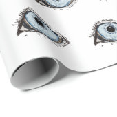 Husky Eye Pattern Geschenkpapier (Rolleneckpunkt)