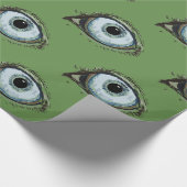 Husky Eye Pattern Geschenkpapier (Ecke)