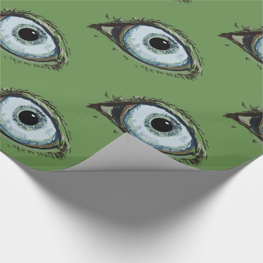 Husky Eye Pattern Geschenkpapier (Ecke)