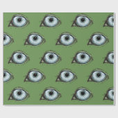 Husky Eye Pattern Geschenkpapier (Flach)