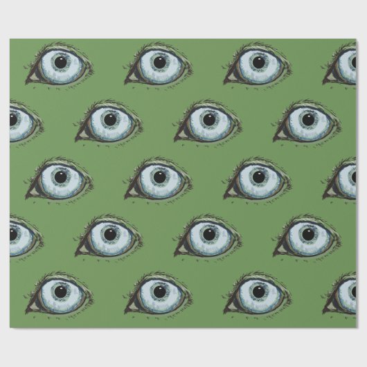 Husky Eye Pattern Geschenkpapier (Flach)