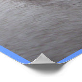 Husky Eye Poster Sled Dog Art Poster Husky Geschen (Ecke)