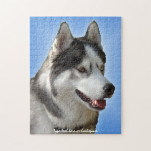 Husky Eyes Puzzle Personalisierte Schlittenhundepu