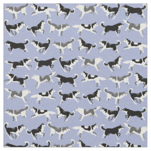 Husky Fabric Siberian Husky Fabrics Hund Textiles Stoff