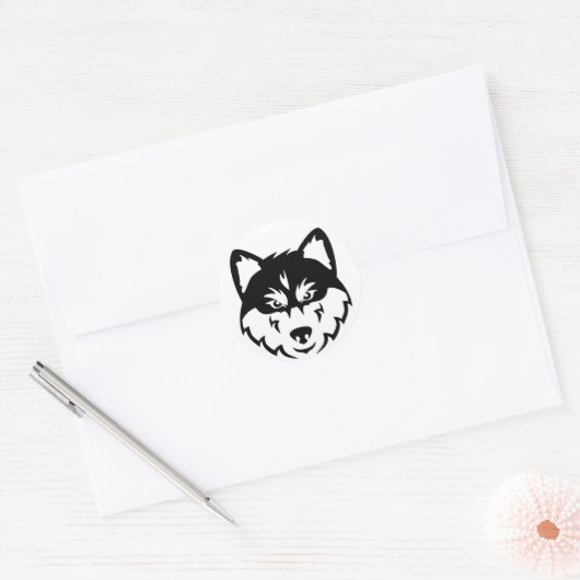 Husky Face Stickers (Umschlag)