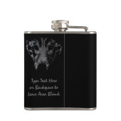 Husky Flask Custom Husky Wolf Pup Drink Flasche Flachmann (Rückseite)