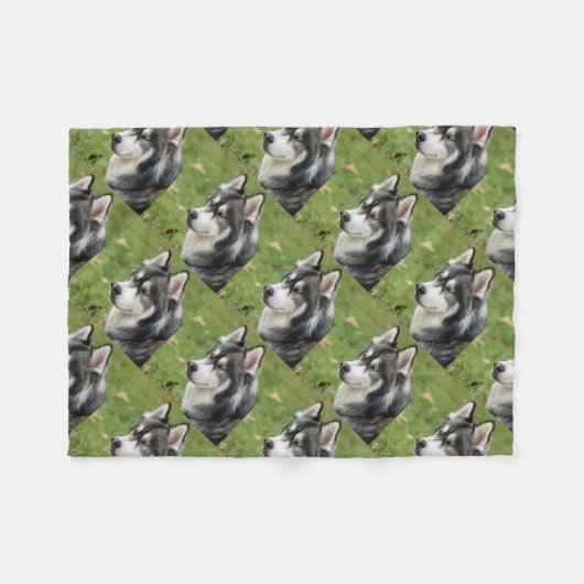 Husky Fleecedecke (Vorderseite (Horizontal))
