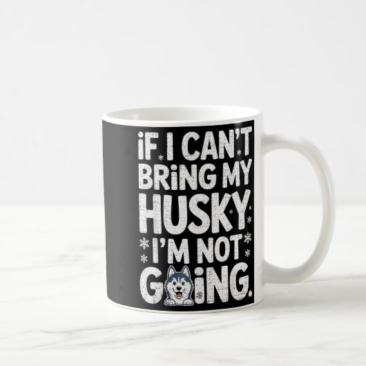 Husky For Men Women Siberian Huskies Dog Lover Tra Kaffeetasse (Rechts)