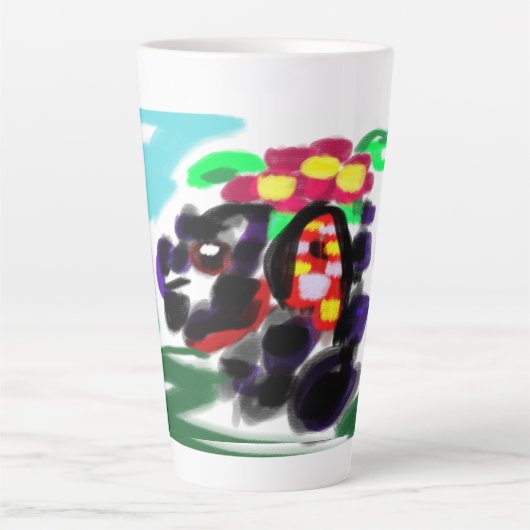 Husky Freude Milchtasse (Vorderseite)