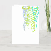 Husky fröhlicher Geburtstag Faltenfoil Ferienkarte (Rückseite)