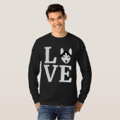 Husky für Hund T-Shirt (Vorne ganz)
