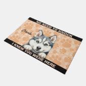 HUSKY FUßMATTE (Schrägansicht)