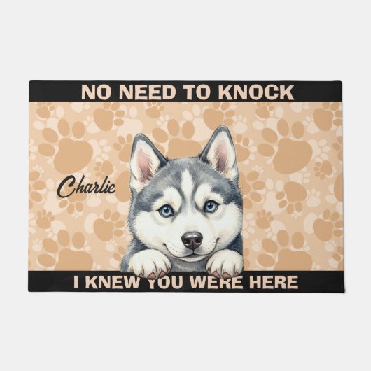HUSKY FUßMATTE (Vorderseite)