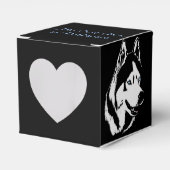 Husky-Geschenkboxen personalisieren Husky-Malamute Geschenkschachtel (Vorderseite)