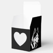 Husky-Geschenkboxen personalisieren Husky-Malamute Geschenkschachtel (Geöffnet)