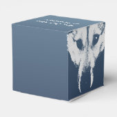 Husky Geschenkboxen personalisieren Wolf Dog Gesch Geschenkschachtel (Rückseite)