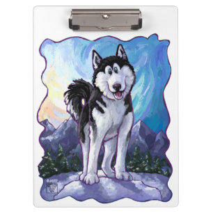 Husky Geschenke & Accessoires Klemmbrett