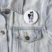 Husky-Geschenke und Zubehör Button (Beispiel)