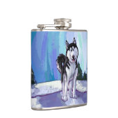 Husky-Geschenke und Zubehör Flachmann (Rechts)