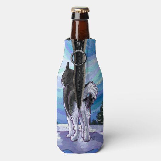 Husky-Geschenke und Zubehör Flaschenkühler (Flasche Rückseite)