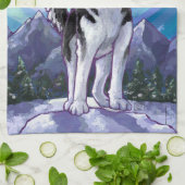 Husky-Geschenke und Zubehör Küchentuch (Gefaltet)